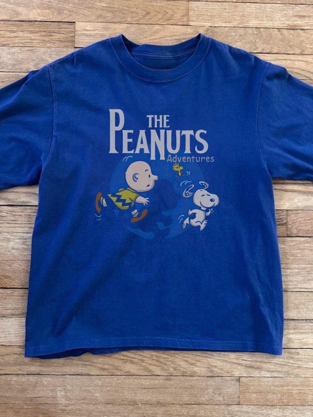 Gildan Blue Peanuts Adventures Graphic Tee